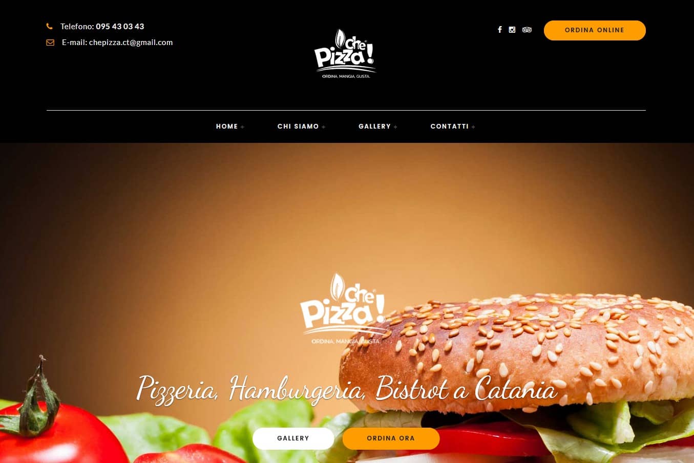 Realizzazione Food Commerce per Che Pizza Gestionale per ordinazioni per delivery e take away